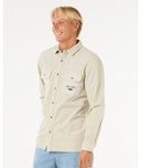 RIP CURL RAW ENERGY CORD L/S SHIRT - BONE