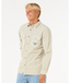 RIP CURL RAW ENERGY CORD L/S SHIRT - BONE