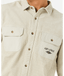 RIP CURL RAW ENERGY CORD L/S SHIRT - BONE