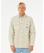 RIP CURL RAW ENERGY CORD L/S SHIRT - BONE