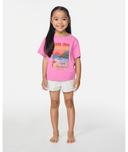 RIP CURL GIRL MALIBU RELAXED TEE - PINK