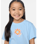 GIRL SURF MAGIC ART TEE- SKY BLUE