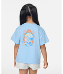 GIRL SURF MAGIC ART TEE- SKY BLUE