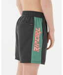 RIP CURL BOYS TROPIC DAZE PANEL VOLLEY -WASHED BLACK