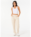 RIP CURL CALA NIGHTS TEXTURED PANT - NATURAL