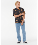 RIP CURL AOTS TY WILLIAMS S/S SHIRT - WASHED BLACK