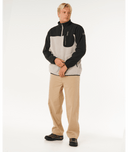 RIP CURL ANTI SERIES SEARCH ZIP CREW - STONE