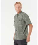 RIP CURL SEARCH AEROTECH 4WAY S/S SHIRT - DEEP CACTUS