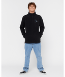 RIP CURL SEARCH POLAR FLEECE CREW - BLACK