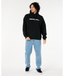 RIP CURL DOSED UP HOOD - BLACK