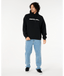 RIP CURL DOSED UP HOOD - BLACK