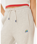 SURF SIDE SPLICED WIDE LEG PANT - GREY MARLE