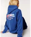 RIP CURL SURF PUFF HERITAGE HOOD - NAVY/RED