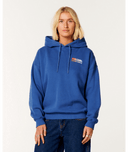 RIP CURL SURF PUFF HERITAGE HOOD - NAVY/RED