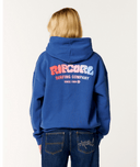 RIP CURL SURF PUFF HERITAGE HOOD - NAVY/RED