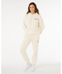 RIP CURL SURF PUFF HERITAGE HOOD  - CAYENNE