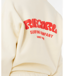 RIP CURL SURF PUFF HERITAGE HOOD  - CAYENNE