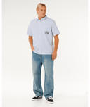 INNER VISIONS S/S SHIRT - FADED DENIM