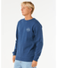 RIP CURL STAPLER CREW - WASHED NAVY