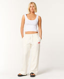 RIP CURL SURF PUFF WIDE LEG TRACKPANT - CAYENNE