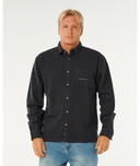 INNER VISIONS FLANNEL SHIRT- WASHED BLACK