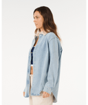 SURF SIDE RELAXED DENIM SHIRT- WASHED BLUE