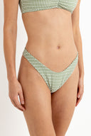 RHYTHM LOLA CHECK HI CUT PANT - GREEN