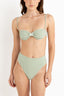 RHYTHM LOLA CHECK HI WAIST PANT - GREEN