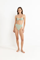 RHYTHM LOLA CHECK HI WAIST PANT - GREEN