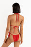 RHYTHM LEILANI GATHERED TIE SIDE ITSY PANT - RED