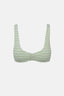 RHYTHM LOLA CHECK CROP TOP - GREEN