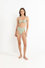 RHYTHM LOLA CHECK BALCONETTE TOP - GREEN