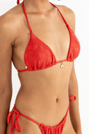 RHYTHM LEILANI SLIDE TRI TOP - RED
