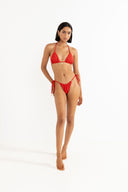 RHYTHM LEILANI SLIDE TRI TOP - RED