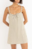 RHYTHM LOLA CHECK SLIP DRESS - OLIVE