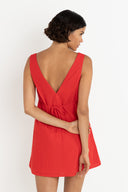 RHYTHM BELLE MINI DRESS - RED