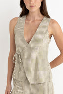 RHYTHM LOLA WRAP FRONT VEST - OLIVE