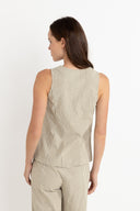 RHYTHM LOLA WRAP FRONT VEST - OLIVE