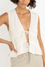 RHYTHM SKYLA TIE FRONT TOP - OAT