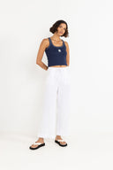 RHYTHM FLOWER TANK - INK