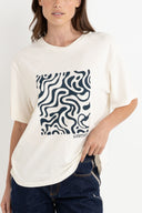 RHYTHM WAVERLY OVERSIZED T-SHIRT - VINTAGE WHITE