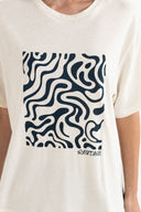 RHYTHM WAVERLY OVERSIZED T-SHIRT - VINTAGE WHITE