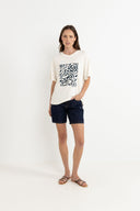 RHYTHM WAVERLY OVERSIZED T-SHIRT - VINTAGE WHITE