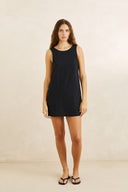 RHYTHM HANALEI MINI DRESS - BLACK