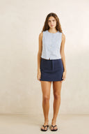 RHYTHM VISTA STRIPE VEST - BLUE