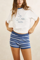RHYTHM VISTA STRIPE KNIT SHORT - DARK BLUE
