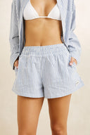 RHYTHM VISTA STRIPE BEACH SHORT - BLUE