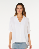 PREMIUM SURF SHORT SLEEVE SHIRT - WHITE