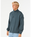 RIP CURL PILL ICON 1/4 ZIP CREW - PINE NIGHT