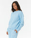 RIP CURL SURF STAPLE RELAXED CREW - SKY BLUE